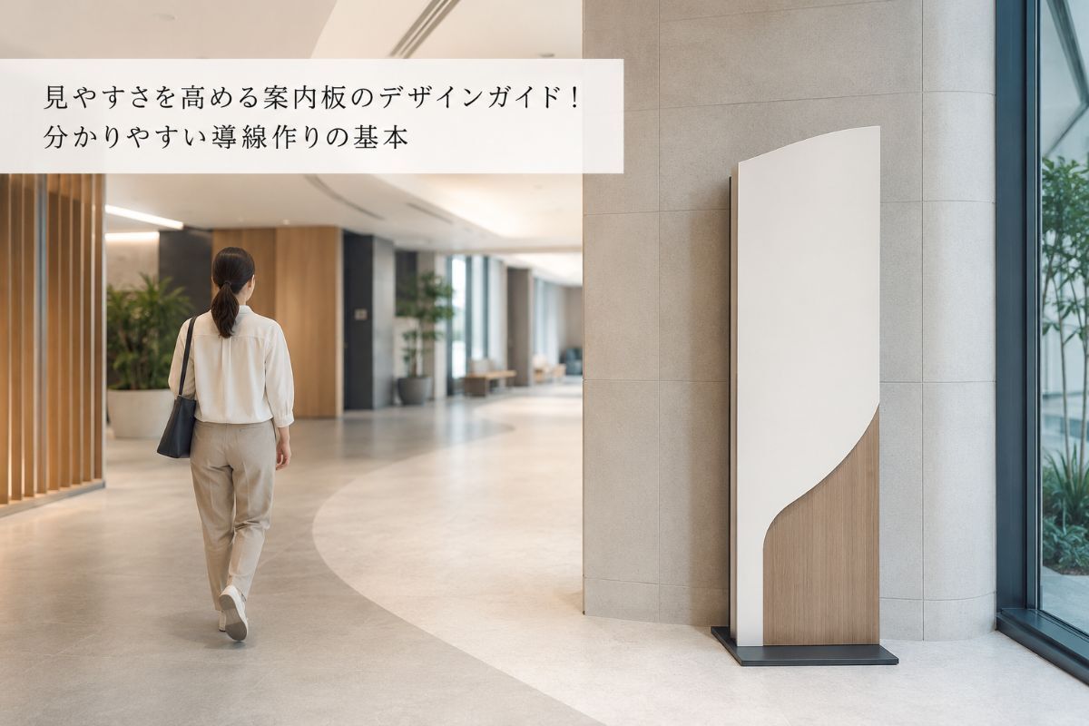 見やすさを高める案内板のデザインガイド！分かりやすい導線作りの基本
