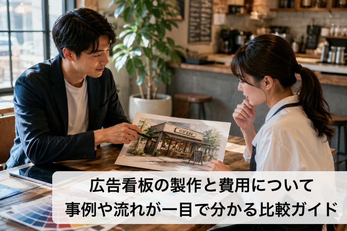 広告看板の製作と費用について事例や流れが一目で分かる比較ガイド