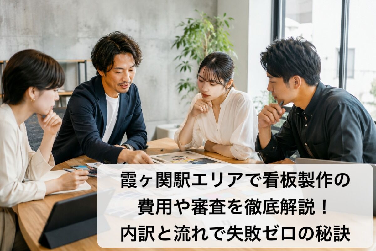 霞ヶ関駅エリアで看板製作の費用や審査を徹底解説！内訳と流れで失敗ゼロの秘訣