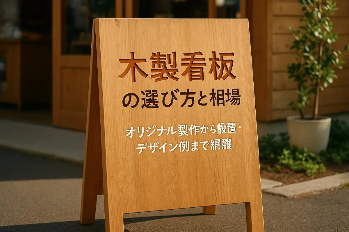 木製の看板製作の選び方と価格相場｜オリジナルオーダーから店舗設置・デザイン事例まで徹底解説