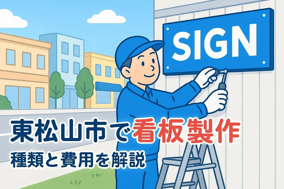 東松山市で看板製作の種類や費用相場を徹底解説｜実例と安心の地域密着サービス
