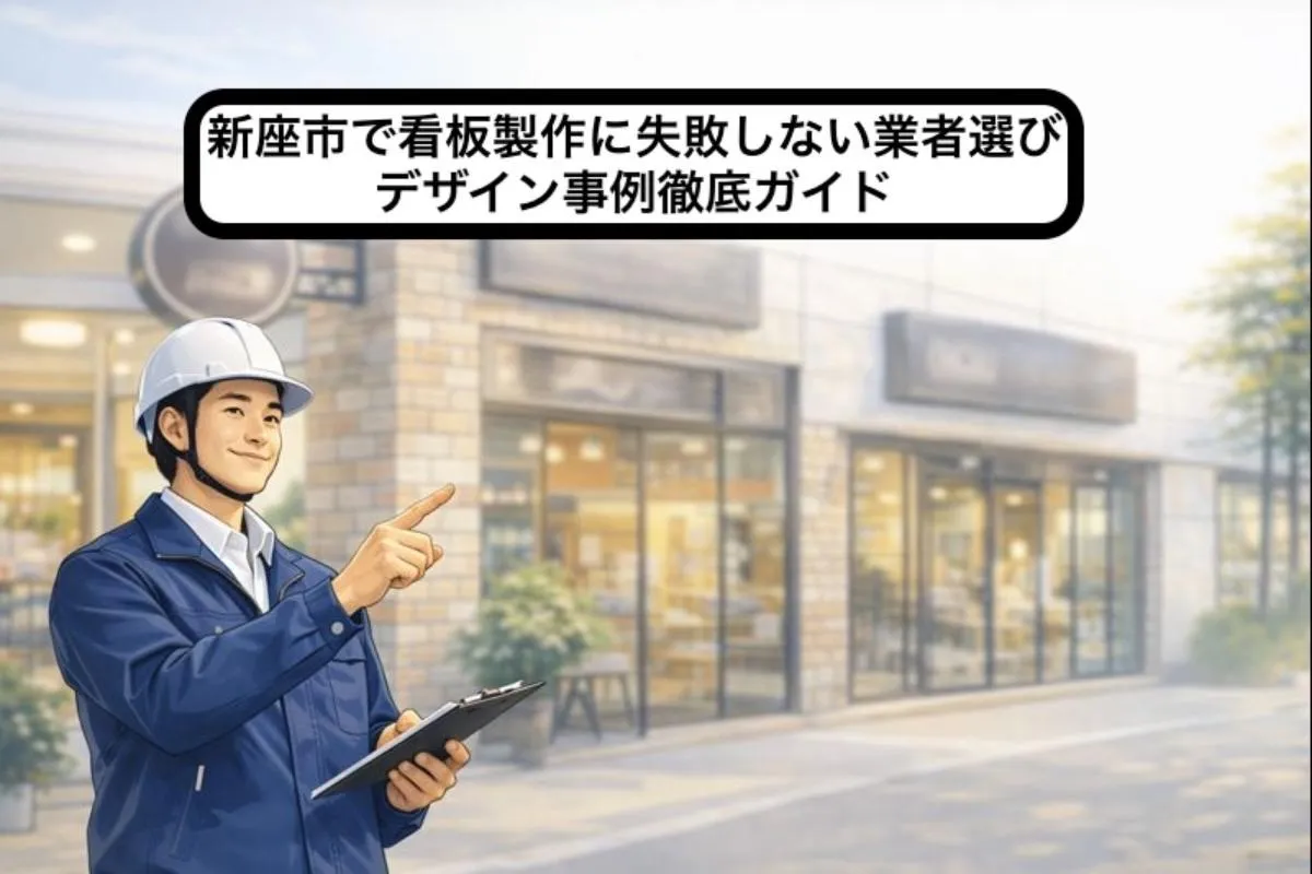 新座市で看板製作に失敗しない業者選び・デザイン事例徹底ガイド